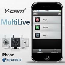 Ingyenes Y-cam program iPhone-ra �s Android-ra is