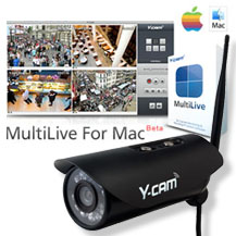 Y-cam MultiLive Mac-re is, rendelhet� a Bullet Black