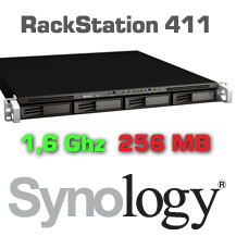 B�v�l a Synology RackStation-k�n�lata, j�n az RS411