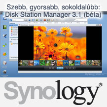 Szoftveresen is el�re l�p a Synology: m�r tesztelhet� a DSM3.1
