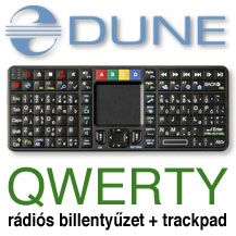 Mini vezet�k n�lk�li billenty�zet a Dune lej�tsz�khoz