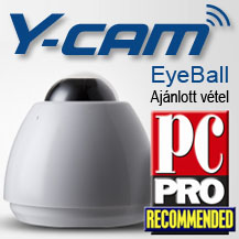 PC Pro elismer�s az Y-cam Eyeball-nak