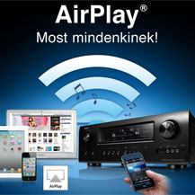 Ingyenes AirPlay-t�mogat�s r�gebbi DENON k�sz�l�kekhez