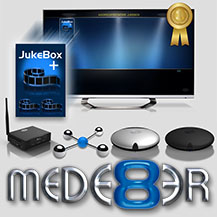 Jukebox+ a Mede8er lejátszóin