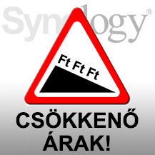 Synology árcsökkenés