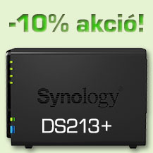 Synology DS213+ 10%-kal olcsóbban