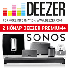 2 havi Deezer SONOS lej�tsz�k mell�