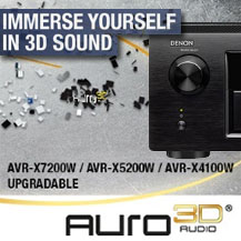 Auro-3D friss�t�s a Denon-t�l