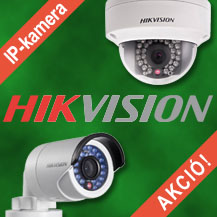 Minden Hikvision IP-kamer�nk akci�s!