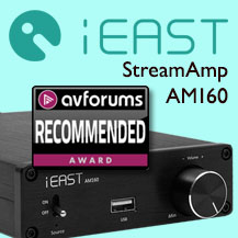 Aj�nlott d�jat adott az avforums.com az AM160-nak!