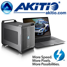 �j AKiTiO Thunderbolt3 eszk�z�k, cs�kkent �rak
