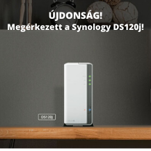 Friss�lt a legkisebb Synology DiskStation, itt a DS120j
