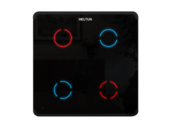Heltun Touch Panel Switch Quarto (fekete-fekete)