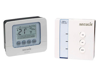 Secure Programmable Room Thermostat with Receiver