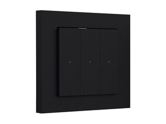 Heatit Z-Push Wall Controller (matt fekete)