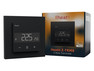 Heatit Z-TRM6 thermostat (matt fekete)