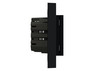 Heatit Z-TRM6 thermostat (matt fekete)
